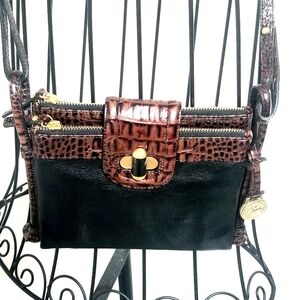 Brahmin Melbourne Mojito Leather Crossbody Bag.